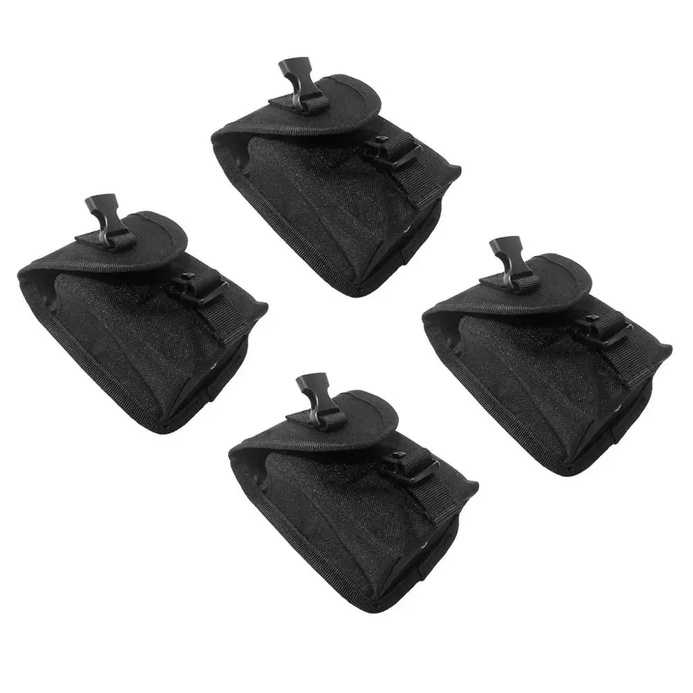 600D Nylon Scuba Diving Trim Counter Weight Pocket Pouch with Quick Release Buckles Ballast Weight Pouch for Cave Wreck Diving