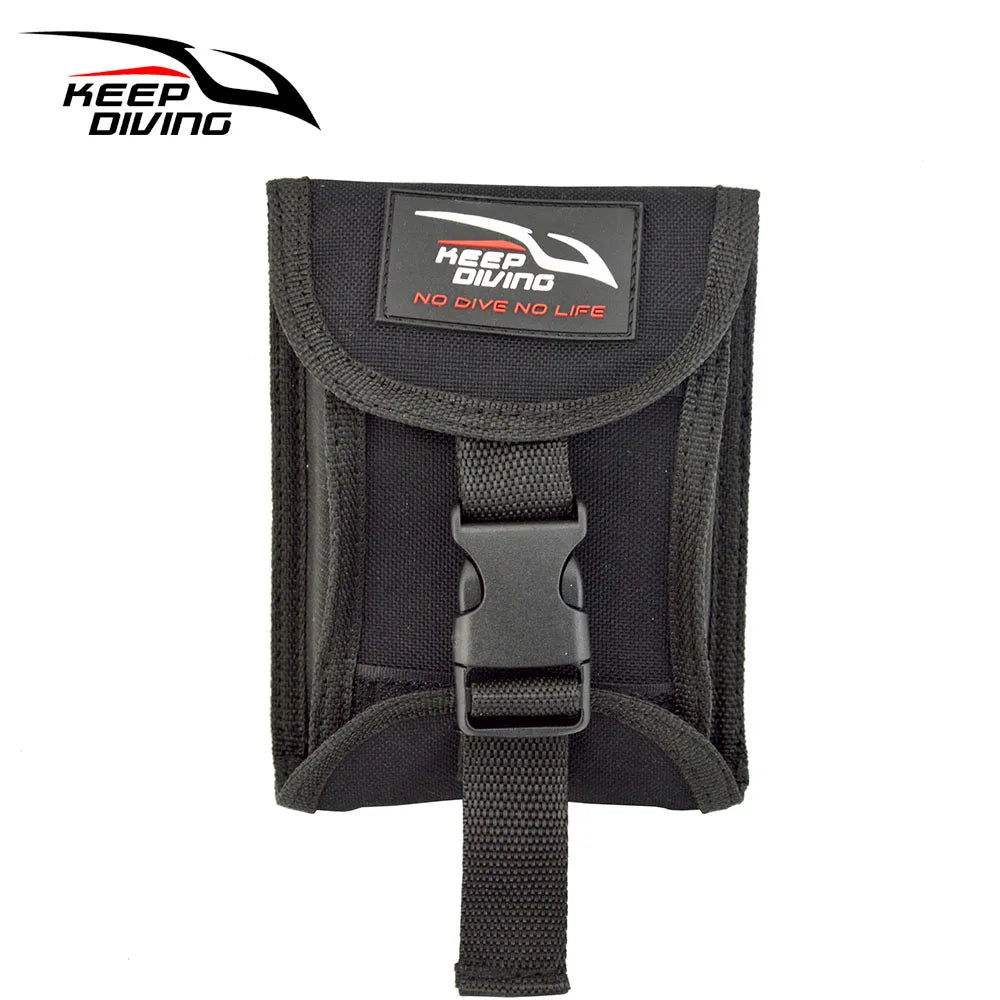 3KG/6lb of Lead Two Sides Open Up Scuba Diving Weight Holster Belt Pocket Diver Bag Replacement Pouch with Quick Release Buckle