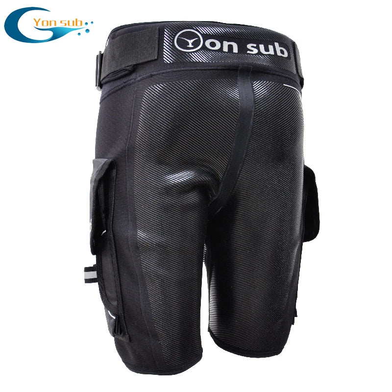 YONSUB Scuba Diving Shorts with Pocket 3mm Neoprene Tech Shorts Wetsuits Spearfishing Surfing Shorts Canoeing Kayaking Shorts