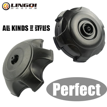 Universal Off Road Vehicle Fuel Gas Tank Cap Lid Replacement Plastic Covers for 49cc 70cc 90CC 110cc ATV Dirt Bike Accessories