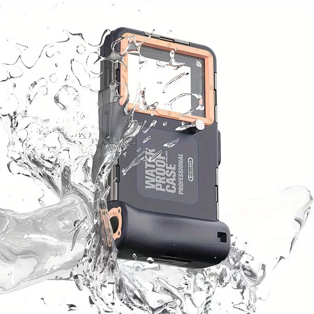 Waterproof Phone Case Holsters & 15m Diving 50ft Swimming Premium Protective Housing & Lanyard For iPhone Samsung 6.8" Phone