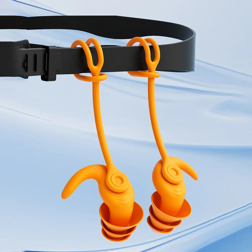 1Pair/2Pair Swim Ear Plugs Silicone Waterproof Anti-noise Pool Accessories SwimmingEarplugs Water Sports Swim Swimming Ear Plugs
