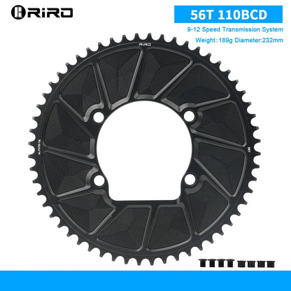 RIRO 110 BCD Chainring 9/10/11/12S Road Bike Chainring Aluminum Alloy Road Bicycle Chainwheel for SHIMANO R7000 R8000 R9100