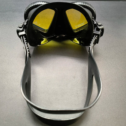 Premium Silicone Small Volume Free Diving Glasses Coloured Lens Low Capacity Mask Scuba Diving Tube Set for Snorkelling
