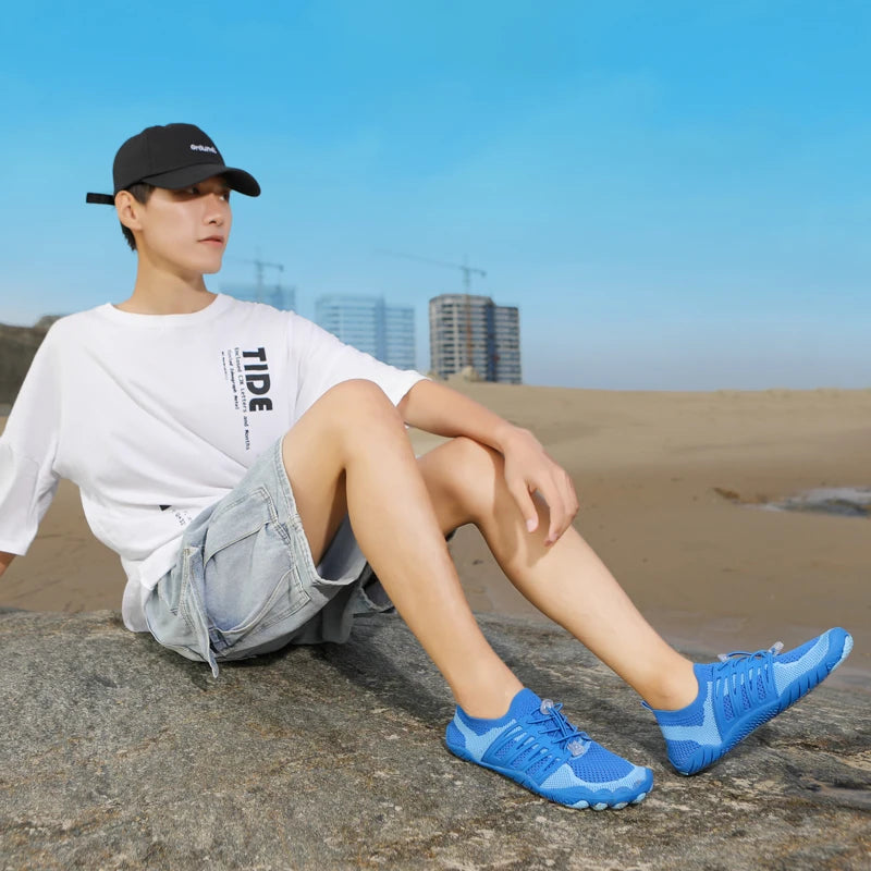 Unisex Quick-drying Aqua Shoes Non-slip Drainage Beach Swimming Pool Surf Wading Diving Boating Kayaking Water Sneakers