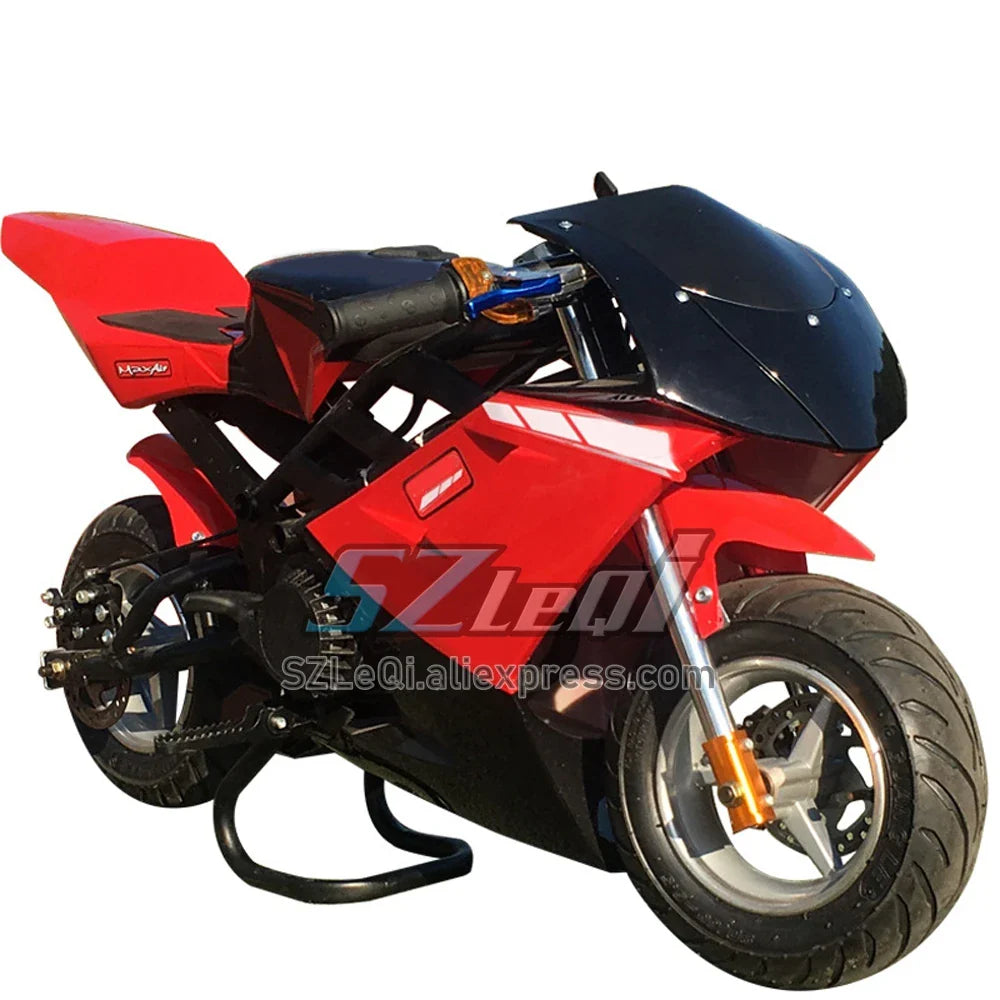49CC 50CC 2Stroke Mini Motorcycle Small Buggy Gasoline Scooter ATV off-road Superbike Adult Vehicle Mountain Child Gas Moto Bike