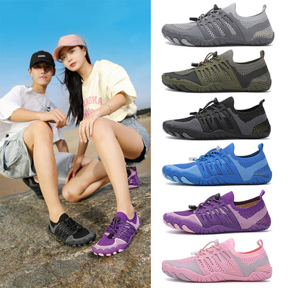 Unisex Quick-drying Aqua Shoes Non-slip Drainage Beach Swimming Pool Surf Wading Diving Boating Kayaking Water Sneakers