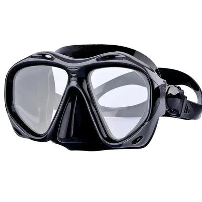 +2.0 to +5.0 Hyperopia Diving Mask  Farsighted   with Tempered Glass Lenses, Gear for Men Women,  Antifog Spray