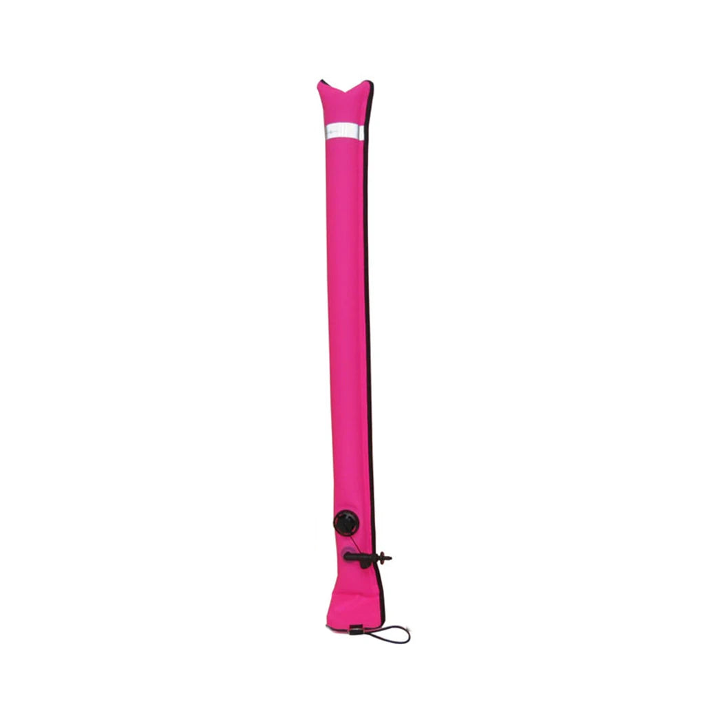 Scuba Diving Surface Marker Buoy Visibility Safety SMB with Valve Reflective Tape Floating Water Sports Equipment