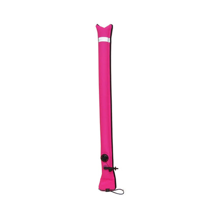 Scuba Diving Surface Marker Buoy Visibility Safety SMB with Valve Reflective Tape Floating Water Sports Equipment