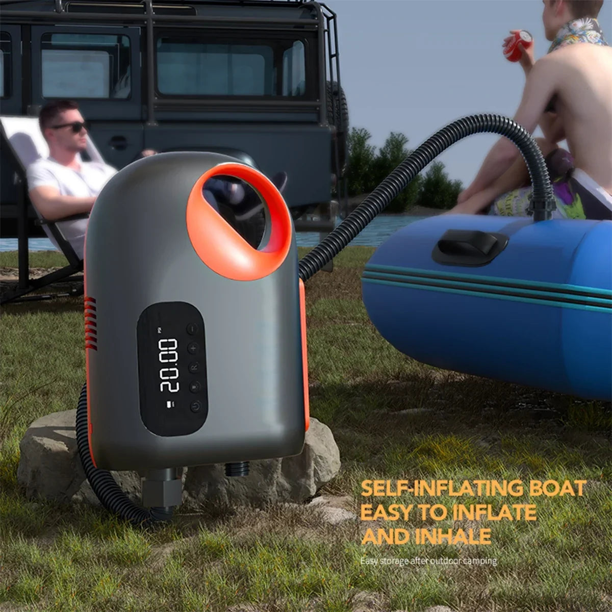 20Psi Dc Inflatable Wired Electric Air Pump
