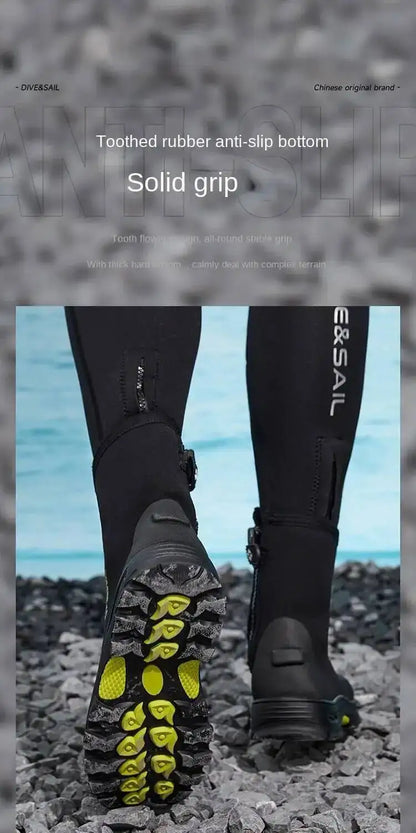 5MM Neoprene Dive Boots Surf Scuba Diving Swimming Shoes Windsurf Underwater Fishing Kitesurf Equipment Beach Shoes Snorkeling