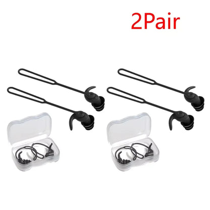 1Pair/2Pair Swim Ear Plugs Silicone Waterproof Anti-noise Pool Accessories SwimmingEarplugs Water Sports Swim Swimming Ear Plugs
