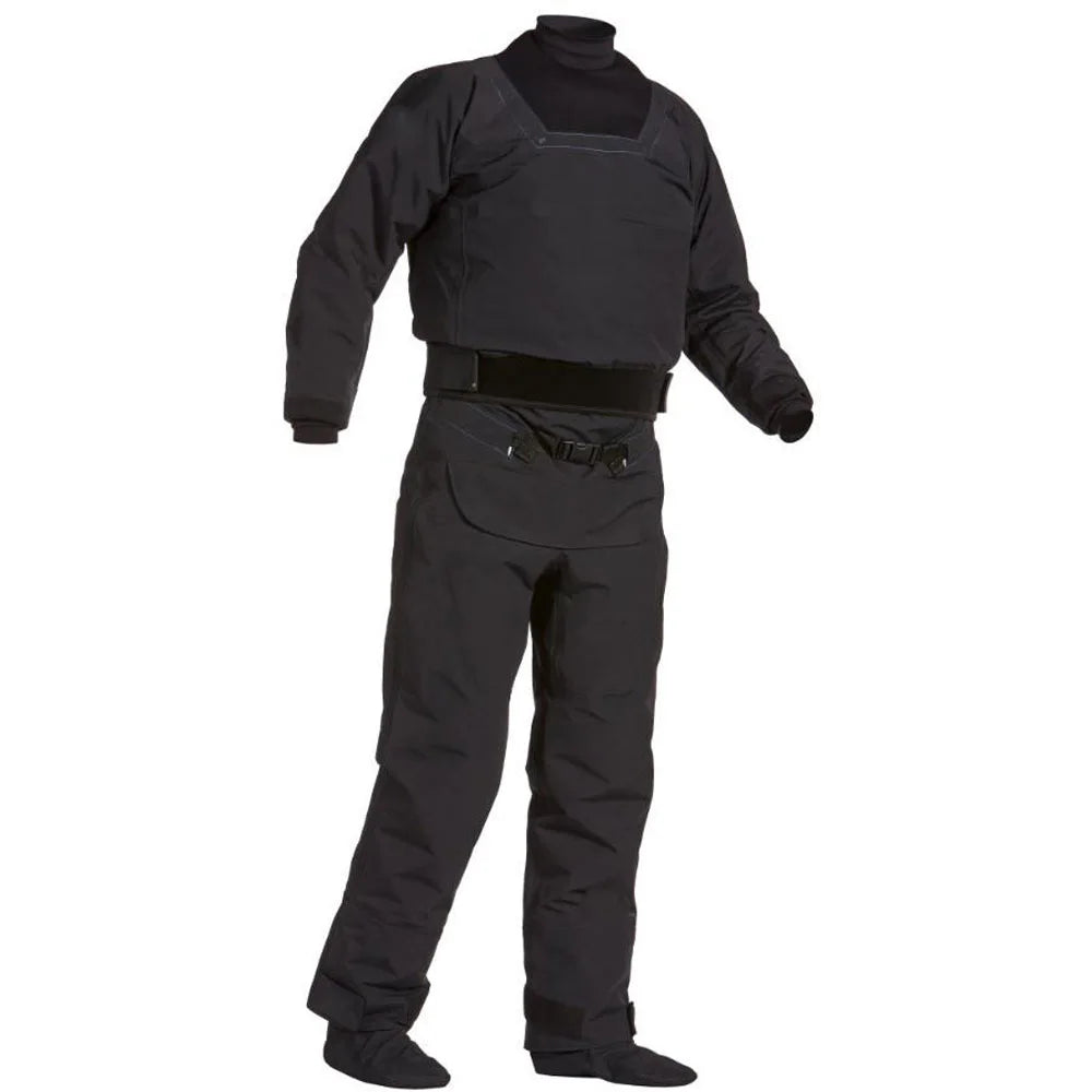 Men's Kayak Drysuit, 3-Layer Waterproof Fabric, Latex Gasket, Neoprene Thrust, Ocean River M42