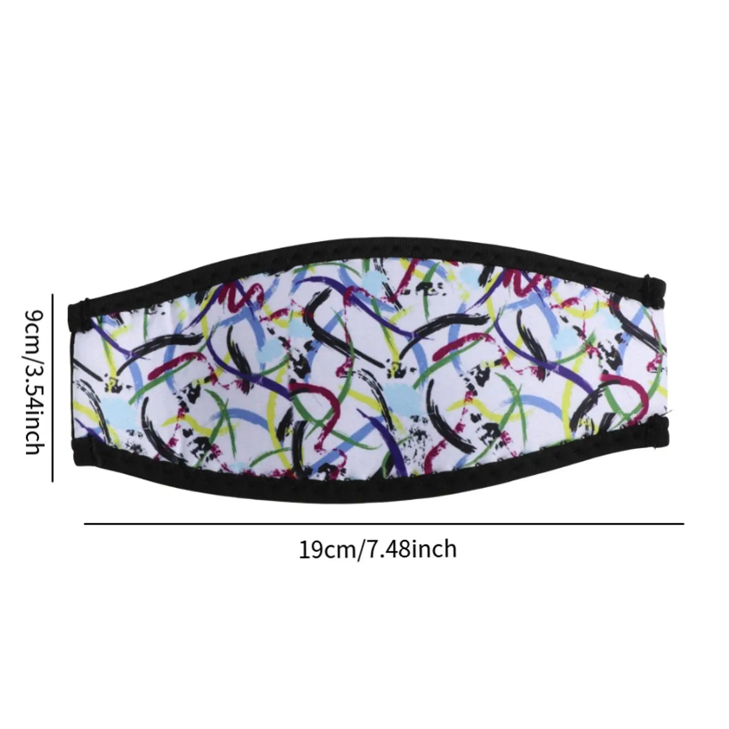 Diving Strap Cover Mask Straps Snorkel Head Strap Elastic Band Mask Slap Straps Protect Long Hair Band Scuba Gear Accessories