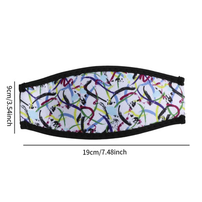Diving Strap Cover Mask Straps Snorkel Head Strap Elastic Band Mask Slap Straps Protect Long Hair Band Scuba Gear Accessories