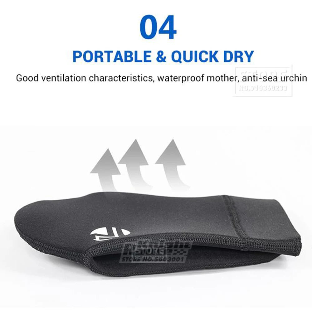 Neoprene Socks 3mm For Swimming Diving Socks Rubber Sole Sup Non-Slip Swim Socks Surf Board Socks Water Proof Socks
