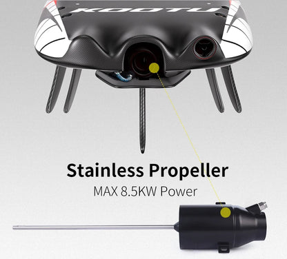 KOOTU Jet Surfboard Fuel-powered surfb Engine 109cc Lightweight Carbon Fiber Surfboard Electric Surfing High Speed Power Surfing