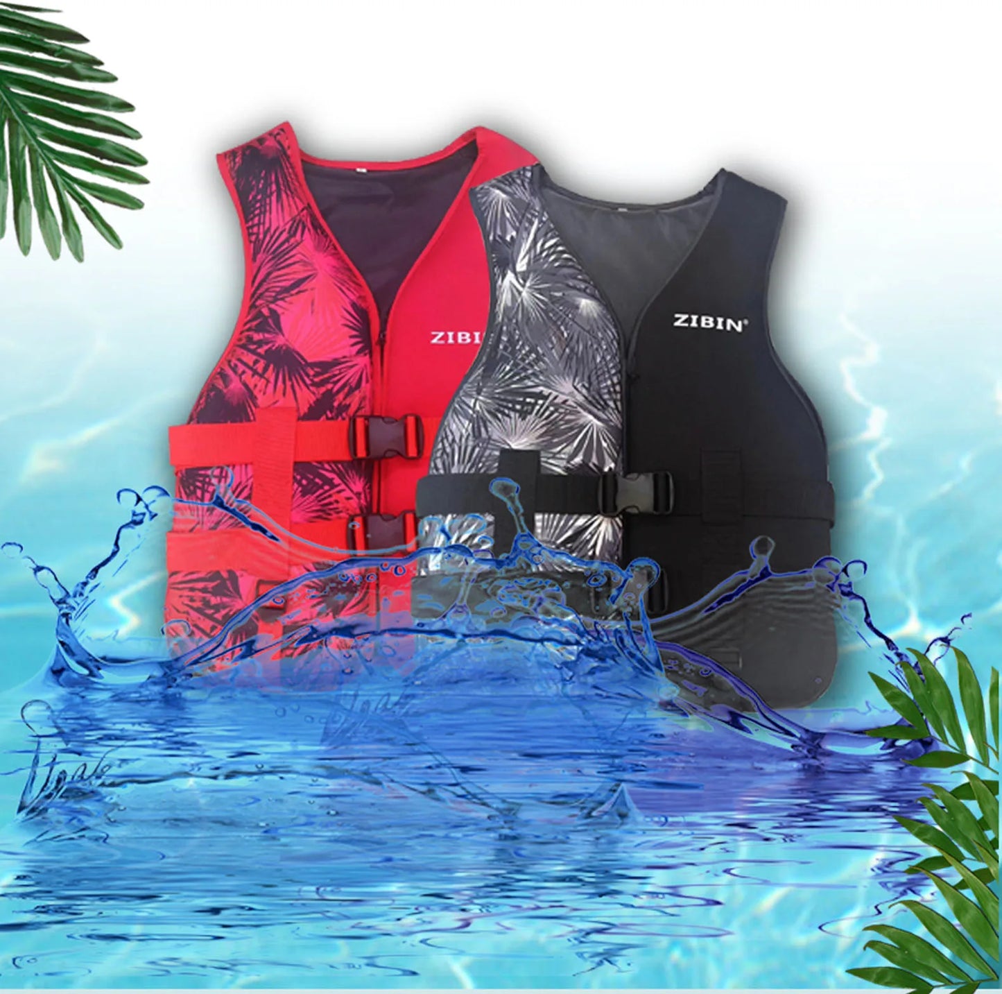 Rafting Neoprene Life Jacket Swimming Fishing Women Vest Snorkeling For Adult Kids Kayaking Boating Survival Suit Sports Men