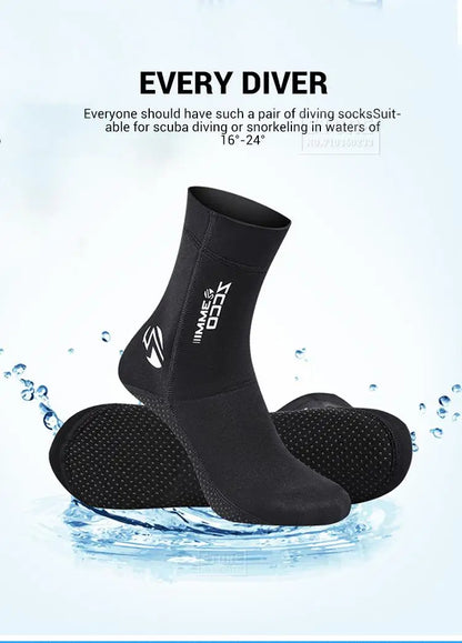 Neoprene Socks 3mm For Swimming Diving Socks Rubber Sole Sup Non-Slip Swim Socks Surf Board Socks Water Proof Socks