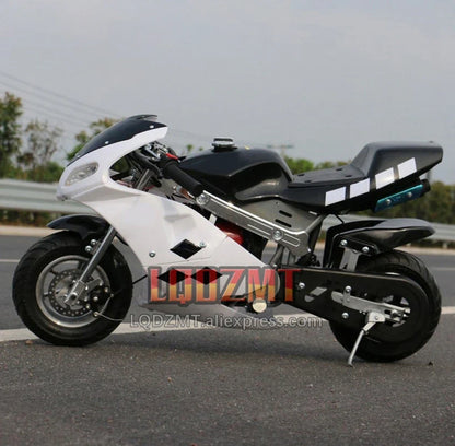49CC 50CC 4-Stroke Gasoline MINI Motorcycle Street Sports Racing Small Dirt Bikes Adult Children Boy Girl Child Men Women MOTO