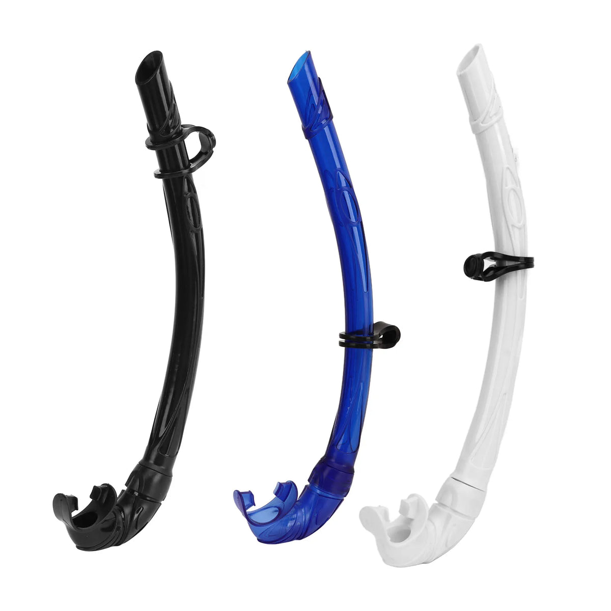 New Diving Snorkel PVC Easy Breath Snorkel Diving Snorkeling Tube with Comfortable Mouthpiece for Free Diving Diving Equipment