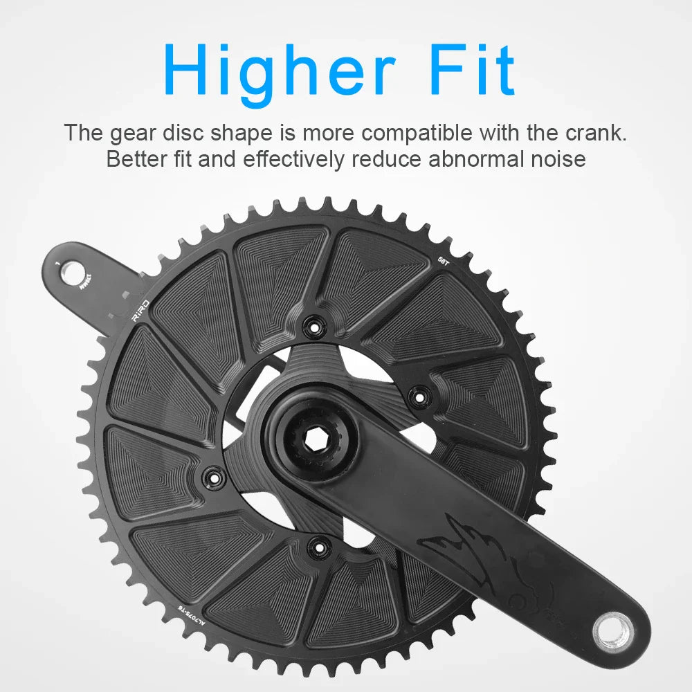 RIRO 110 BCD Chainring 9/10/11/12S Road Bike Chainring Aluminum Alloy Road Bicycle Chainwheel for SHIMANO R7000 R8000 R9100