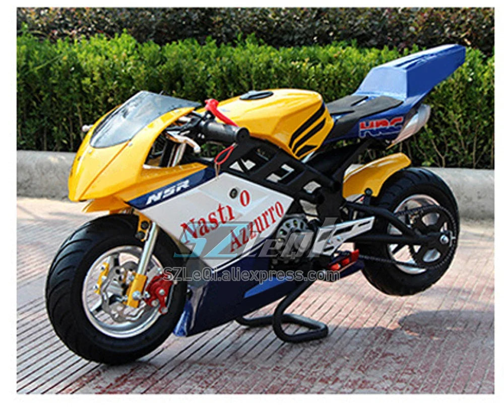 49CC 50CC 2-Stroke Gasoline MINI Motorcycle Street Sports Racing Small Dirt Bikes Adult Children Boy Girl Child Men Women MOTO