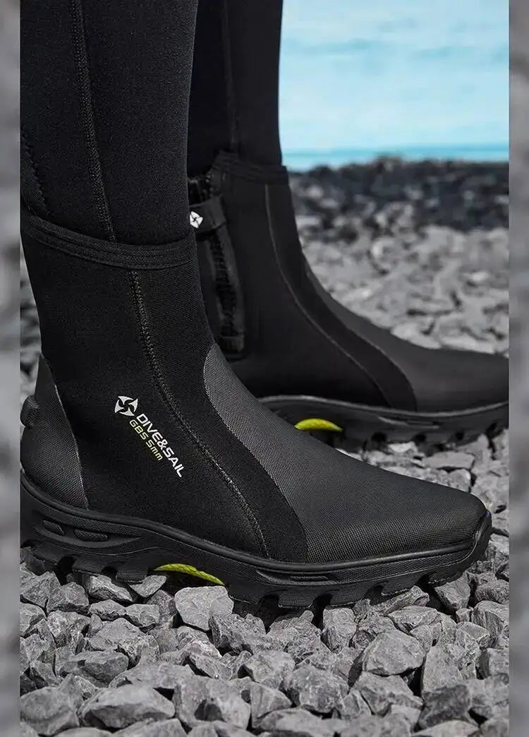 5MM Neoprene Dive Boots Surf Scuba Diving Swimming Shoes Windsurf Underwater Fishing Kitesurf Equipment Beach Shoes Snorkeling