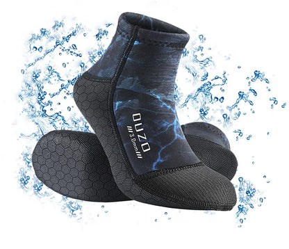 New 3mm Diving Neoprene Socks Anti Slip Warm Cold-proof Wetsuit Surfing Snorkeling Water Sports Diving Socks