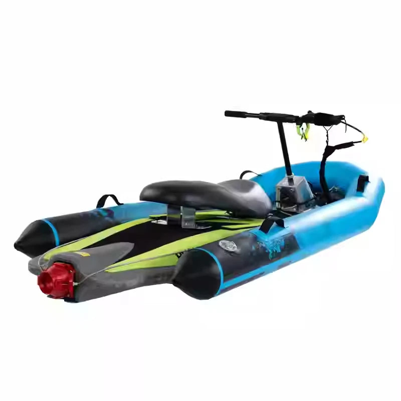 High-Speed Carbon Fiber Electric Surfboard, Jet Power with Li-ion NMC Battery & New Control System, Ribbed KeelEPPforWaterSports