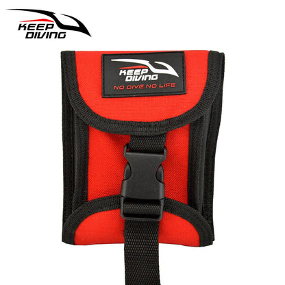 3KG/6lb of Lead Two Sides Open Up Scuba Diving Weight Holster Belt Pocket Diver Bag Replacement Pouch with Quick Release Buckle