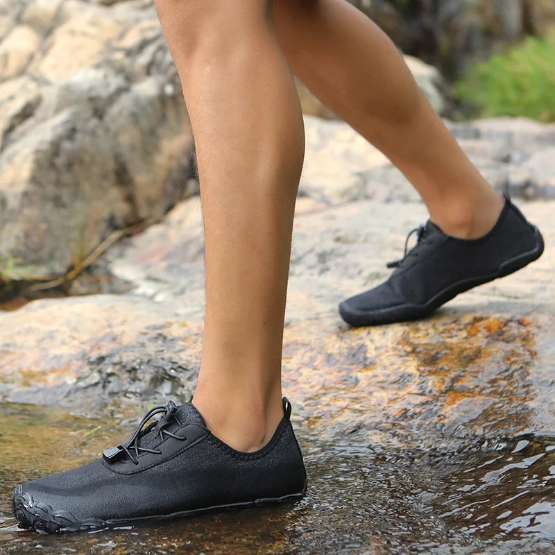 Unisex Quick-drying Aqua Shoes Non-slip Drainage Beach Swimming Pool Surf Wading Diving Boating Kayaking Water Sneakers