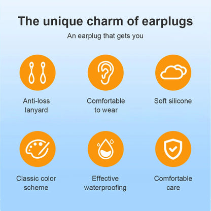 1Pair/2Pair Swim Ear Plugs Silicone Waterproof Anti-noise Pool Accessories SwimmingEarplugs Water Sports Swim Swimming Ear Plugs
