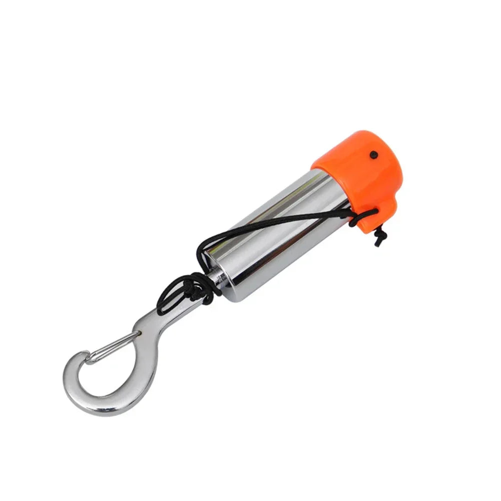 Scuba Diving Safety Tank Signal Shaker Rattle Noise Maker Stainless Steel Underwater Rattle Underwater Diver Communication Stick