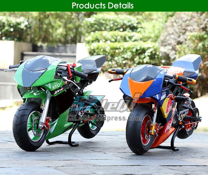 49CC 50CC 2-Stroke Gasoline MINI Motorcycle Street Sports Racing Small Dirt Bikes Adult Children Boy Girl Child Men Women MOTO
