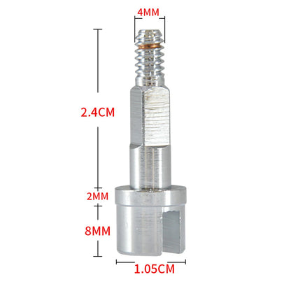 Scuba Diving Tank Spindle Valve Stem 3/16"-24Thread Repair Kit Stainless Steel Nitrox Diving Oxygen Cylinder Snorkeling Parts