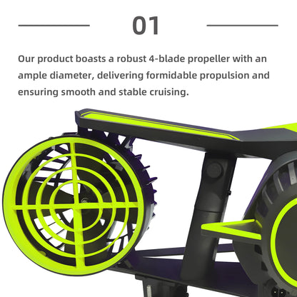 THAISTONE Fastest Underwater Propeller for Electric Scooters Diving Depth up to 30 Meters New Design