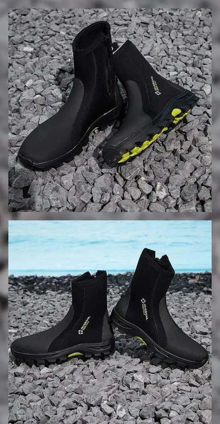 5MM Neoprene Dive Boots Surf Scuba Diving Swimming Shoes Windsurf Underwater Fishing Kitesurf Equipment Beach Shoes Snorkeling