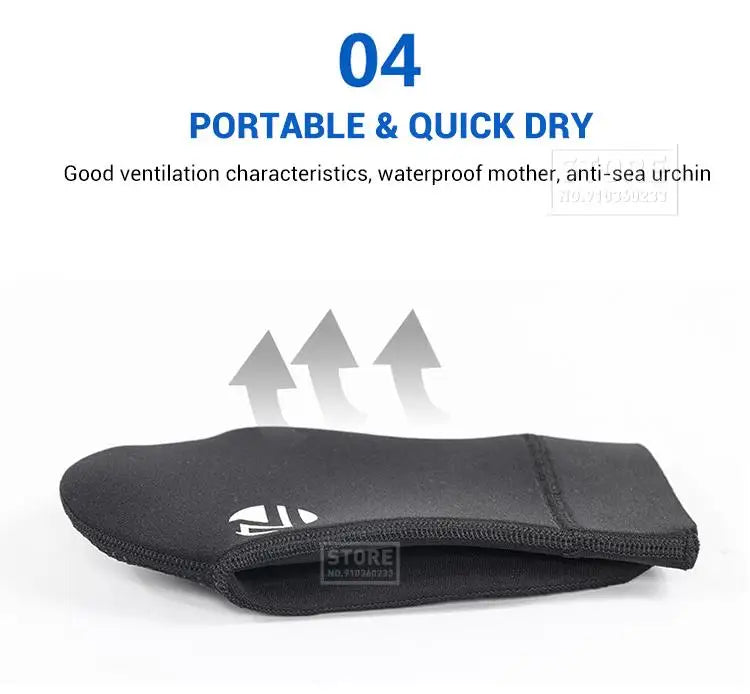 Neoprene Socks 3mm For Swimming Diving Socks Rubber Sole Sup Non-Slip Swim Socks Surf Board Socks Water Proof Socks