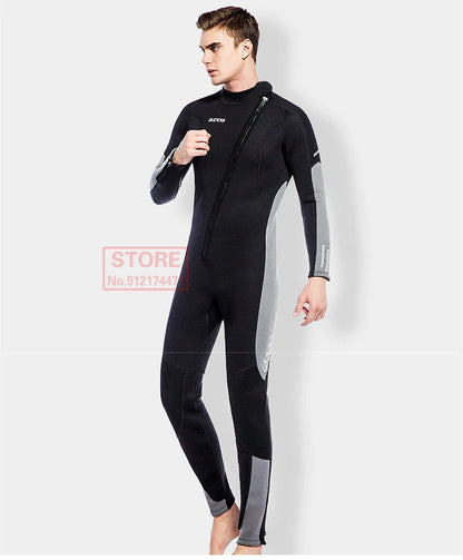 3MM Neoprene Wetsuit Front Zipper Men Kite Surf Diving Suit Women Kayak Swim Scuba Diving and Snorkeling Spearfishing Wetsuits