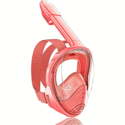 XIAOTREE Children's diving mask, anti-fog and leak-proof, soft silicone design, full-face 360° underwater view