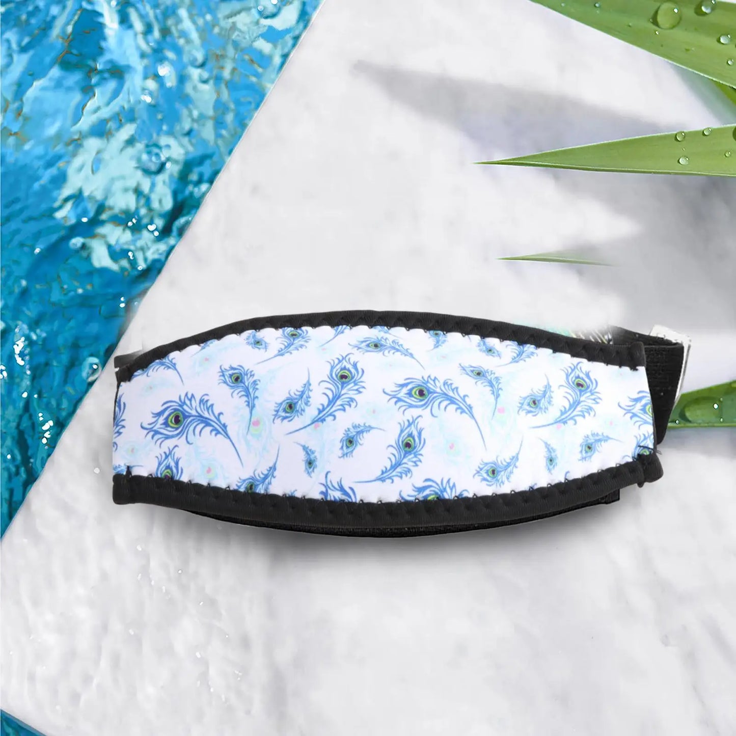 Diving Strap Cover Mask Straps Snorkel Head Strap Elastic Band Mask Slap Straps Protect Long Hair Band Scuba Gear Accessories
