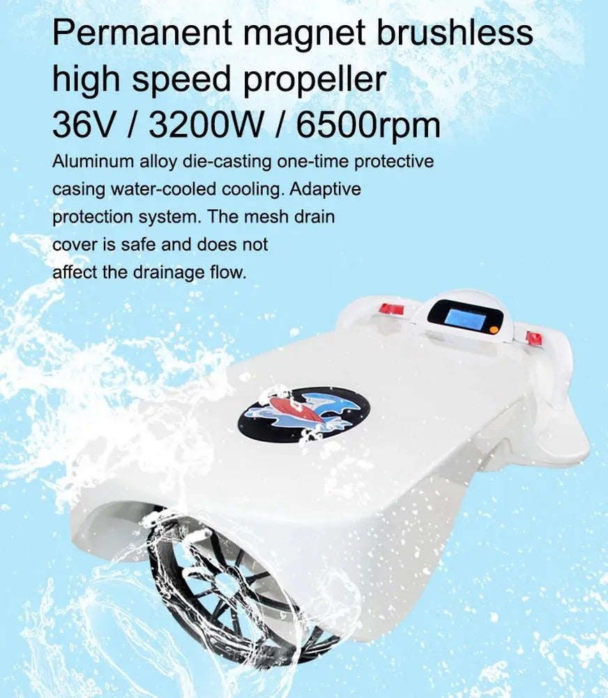 2025 F2 Jet Powered Electric Surfing Board Fast Speed Underwater Propeller Water Scooter Electric Surfboard for Watercraft