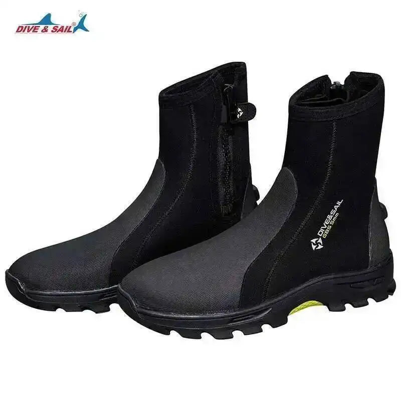 5MM Neoprene Dive Boots Surf Scuba Diving Swimming Shoes Windsurf Underwater Fishing Kitesurf Equipment Beach Shoes Snorkeling