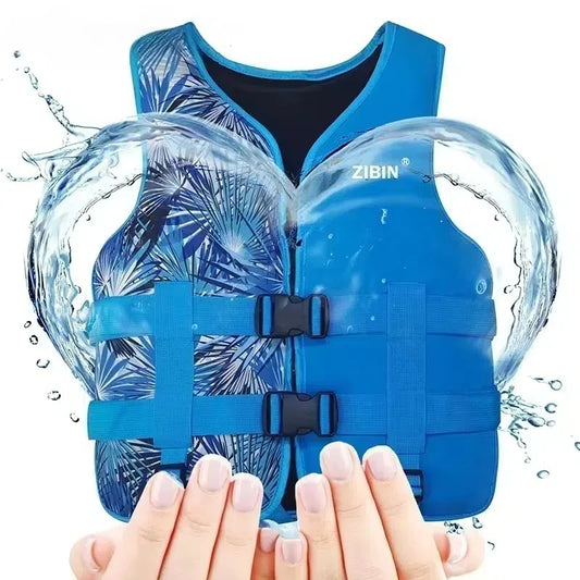 Rafting Neoprene Life Jacket Swimming Fishing Women Vest Snorkeling For Adult Kids Kayaking Boating Survival Suit Sports Men