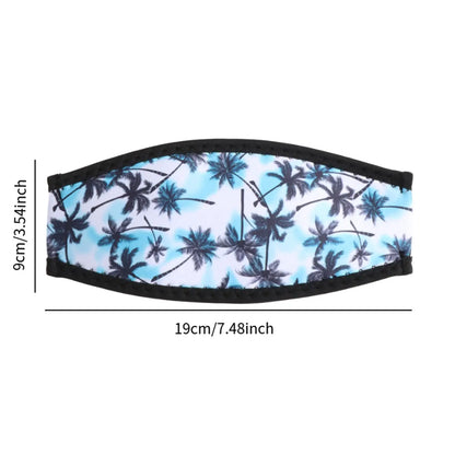 Diving Strap Cover Mask Straps Snorkel Head Strap Elastic Band Mask Slap Straps Protect Long Hair Band Scuba Gear Accessories