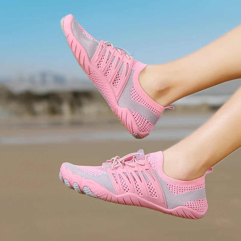 Unisex Quick-drying Aqua Shoes Non-slip Drainage Beach Swimming Pool Surf Wading Diving Boating Kayaking Water Sneakers