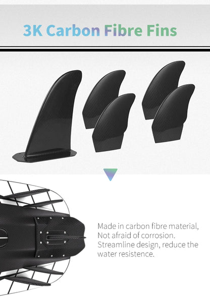 KOOTU Jet Surfboard Fuel-powered surfb Engine 109cc Lightweight Carbon Fiber Surfboard Electric Surfing High Speed Power Surfing