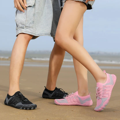Unisex Quick-drying Aqua Shoes Non-slip Drainage Beach Swimming Pool Surf Wading Diving Boating Kayaking Water Sneakers